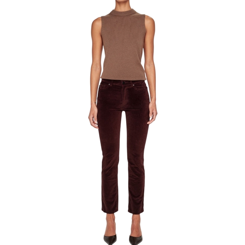 DL1961 Mara Straight Velvet Pants